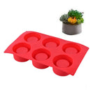 6 Holes Concrete Planter Molds Homemade Succulent Plants Pot Silicone M Hn