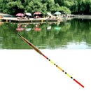 10pcs Portable Wood Light Stick Drift Tube Bobber Fishing Float Random Colo J8N3