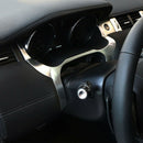 Car Interior Front Dashboard Edge Cover Frame Trim ABS Chrome Accessories f