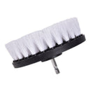 5Inch White Electric Drill Brush Attachment Cleaning Carpet Leather Ppholst- OZ