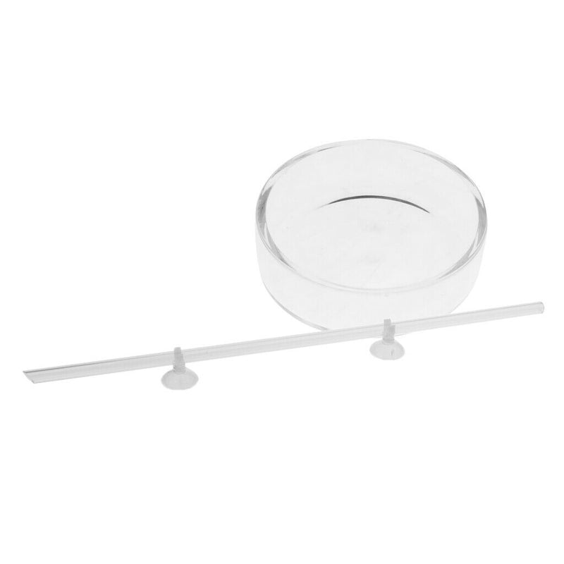 2 Pieces Shrimp Feeding Food Dish Tray Feeder and Feeding Tube 450MM with