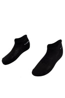 Women Cotton Yoga Socks Gym Fitness Sports Socks No Toes - Black