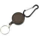 10 x Retractable Office ID Card Badge Reel Holder Carabiner Clip Key Chain R8H8