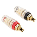 4mm Banana Plug, 2-Pack Pure Copper Binding Post for Amplifier Speaker Terminal