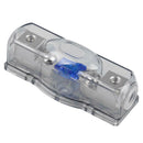 Car Audio 60 AMP Mini ANL Fuse Holder Block 4/8 GA IN 4/8 GA OUT with Fuse A