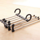 1pc Closet Organizer Trouser Pants Ties Shawl Scarf Rack Hanger Space Save Nice