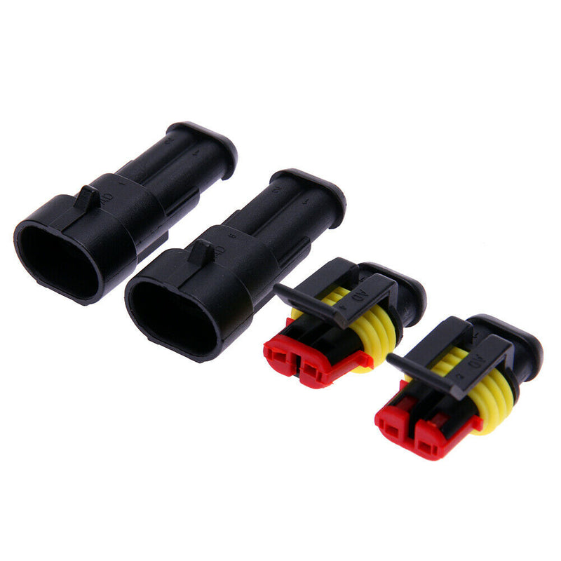 10 sets Kit Seal Waterproof Connector for Automobile IP65 Connector Plug