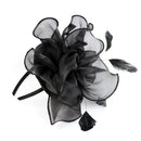 2x Retro Crystal 2 Colors Feather Headband Wedding Headpiece Flapper Costume