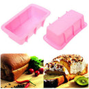 rectangle silicone non stick bread loaf cake mold bakeware baking pan oven-mould