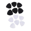 6 Pairs Triangle Sewing In Insert Foam Soft Cup Removable Padded White Black