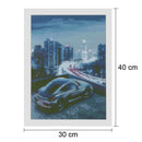 Full Drill Scenery Sport Car 5D Diamond DIY Painting Craft Kit Home Decor