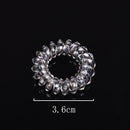 6pcs Clear Elastic Rubber Hair Ties Hairband Rubber Rope HairBand