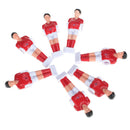 11Pcs Foosball Man Table Guys Man Soccer Player Part 1/2 inch - Yellow
