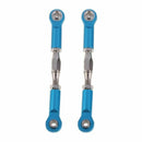 2Pcs Aluminum 166017 Steering Linkage Upgrade Parts for 1:10 HSP RC Car Blu