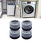 8Pcs Anti Vibration Pads Washer Dryer Machines Reduce Noise Walking 3.5cm