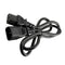 New PVC IEC320 C14 Male to C13 Female Power Adapter 100cm UPS Server Kit
