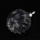 Glass Soap & Lotion Dispenser with Rust Proof Stainless Steel Pump, Refilla