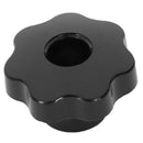 Black Replacement M12 x 50mm Female Thread Knurled Clamping Knob 4 Pcs M9Y5