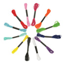 12x Colorful Embroidery Cross Stitch Threads for Friendship Bracelets String