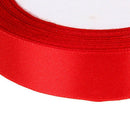 Roll Ribbon Galon Bolduc Red Deco DIY Scrapbooking Wedding Couture 19mm B8P4