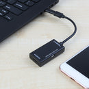Type-C and Micro USB to HDMI 1080P HD Audio Video Adapter Cable for HDTV A