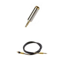 Premium 2.5mm to 3.5mm Audio Jack Adapter and 3.5mm Male Stereo Audio Extension