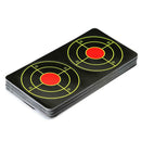 50pcs Targets Glow 6x6cm Reactive Splatter Paper Target for Hunting Train