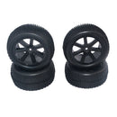 4 Pieces RC Buggy Wheels & Tyres 1/10 Scale  Car for HSP HPI Redcat