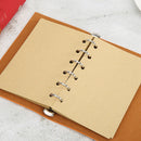 Notebooks String Loose-leaf Sketchbook Students Stationery (Orange) A