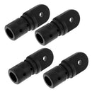 4 Pieces Nylon Marine Boat Yacht Bimini Top Fitting Inside Eye End for 7/8" Tube
