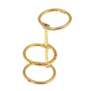6 Pcs A5 A6 Album Binder Spiral Ring Refillable Loose Leaf Rings Stationery
