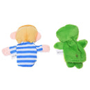 Story Time Finger Puppets - 10 pcs Velvet Animal and 6 pcs Soft Plush Famil M8M2