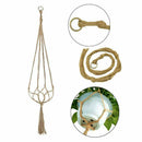 Plant Hanger Set of 5 Hanging Planter Flower Pot Plant Holder with Key Ring J6O2