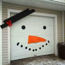 Outdoors Christmas Snowman Decoration Garage Door Old Elk Man Bow Z7J6 Hat O6R5
