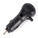 MaleMotor Car Cigarette Lighter Socket Plug Charger Connector LED With Switch TO