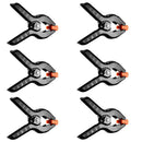 6 Pack Set Heavy Duty Spring Clamps 4.5 Inch for Muslin/Paper Photo Studio