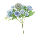 Simulation 7 head Peony Hand Flowers 32cm f/ Photo Prop Decoration 2pcs