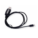 Walkie Talkie Programming Cable Plastic Black For Baofeng BF-T1 Practical