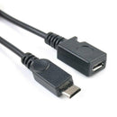 Micro USB Male To USB Female Host OTG Cable USB 2.0 Male Power Cable Y Splitter