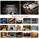 10LED USB Rechargeable Undercounter Cabinet Light Sensor Motivated for Home