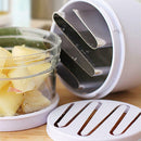 Stainless Steel Hand Press Vegetable Cutter Kitchen Ginger Garlic Chopper