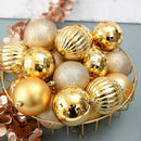 34Pcs Christmas Tree Ball Sets 6cm Christmas Decorations Wedding Party Orna
