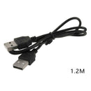 Practical USB 2.0 Male To Male Double Male Data Transfer Cable Cord Charger D5M6