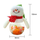 1pcs Christmas Candy Storage Box Jar Bottle Santa Claus Snowman Elk Bear Xm E1A3