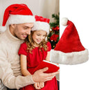 Creative Santa Claus Caps Hat with Plush Trim Cosy for Christmas Party Cost O0O2