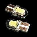 10*T10 194 168 W5W COB 8SMD LED CANBUS Silica Bright White License Light Bulbs