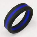 Silicone Wedding Ring,Silicone Wedding Band for Men,Tire Style Silicone Rin