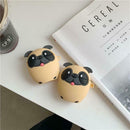 Silicone Protective Case Lovely Puppy Full Cover Protector for Airpods 1/2 Kit