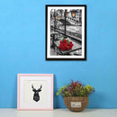 5D Diamond Embroidery Grey Paris Painting DIY Cross Stitch Home Craft Decor