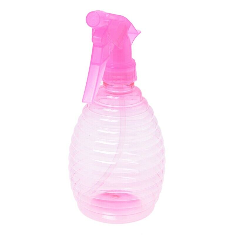 500 ML Pink Round Shaped Empty Bottle Atomizer Spray Bottle Z2P3
